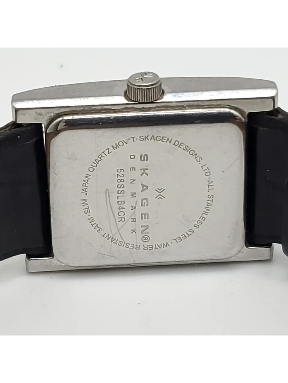 Skagen Womens Watch 20mm New Battery MOP Dial 528sslb4cr Square